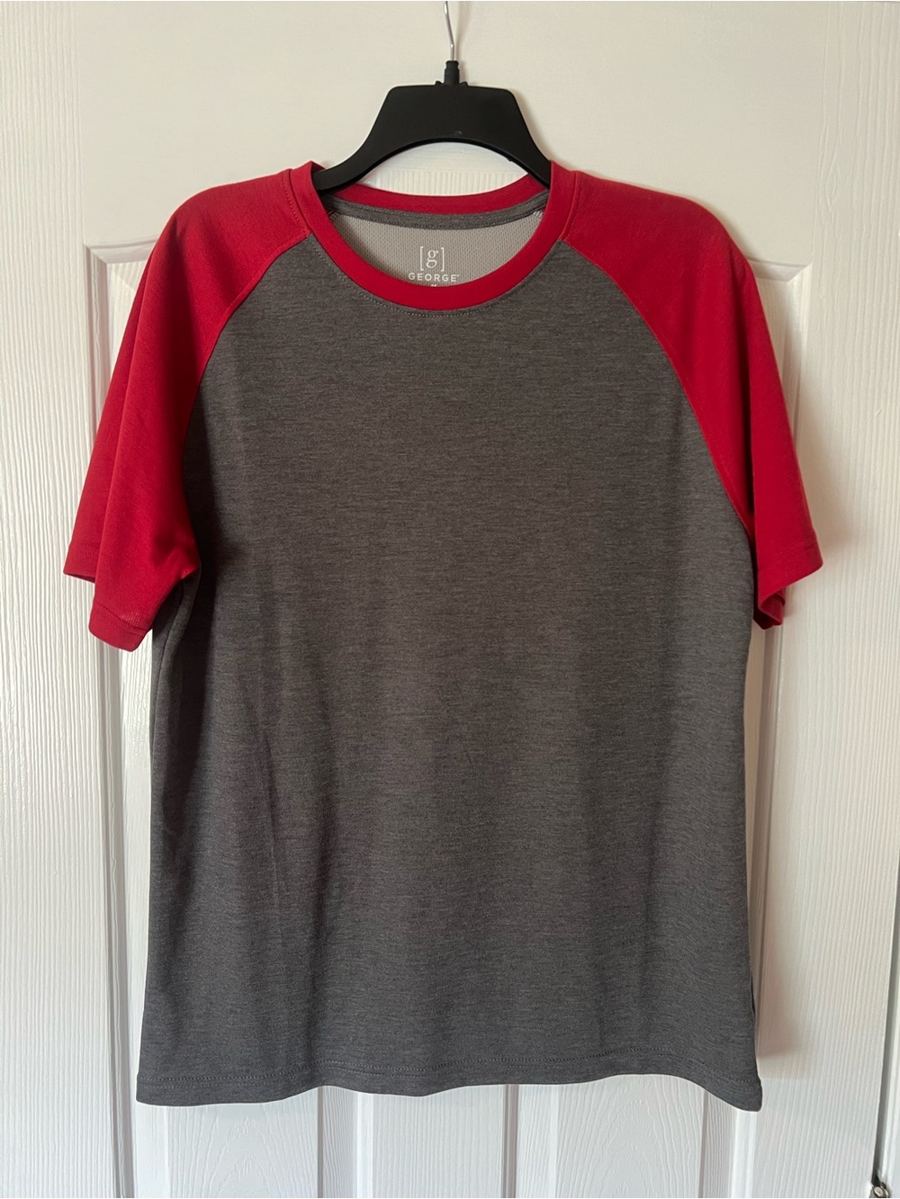 George Men’s Gray & Red Short-Sleeve Shirt